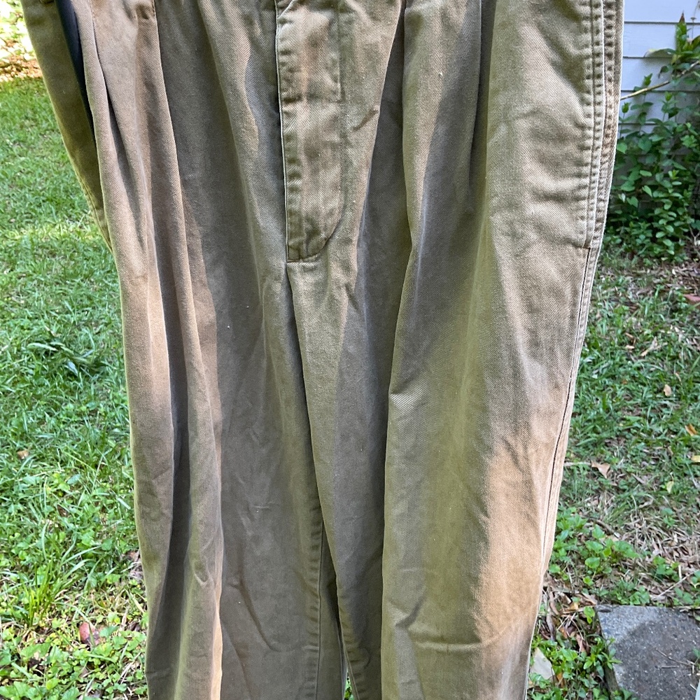 Structure pleated slacks men’s 31r Tan